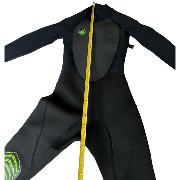 Body Glove JUNIOR PRO 3 BACK ZIP FULLSUIT 3/2MM Full Wetsuit - BLACK Size 10 - Picture 11 of 12